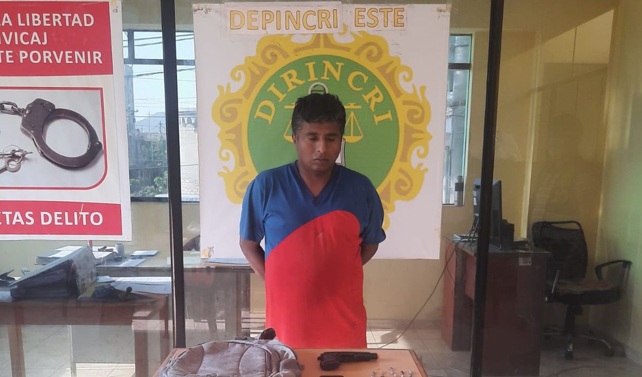 El Porvenir: Capturan a sujeto por robar celular con una réplica de pistola