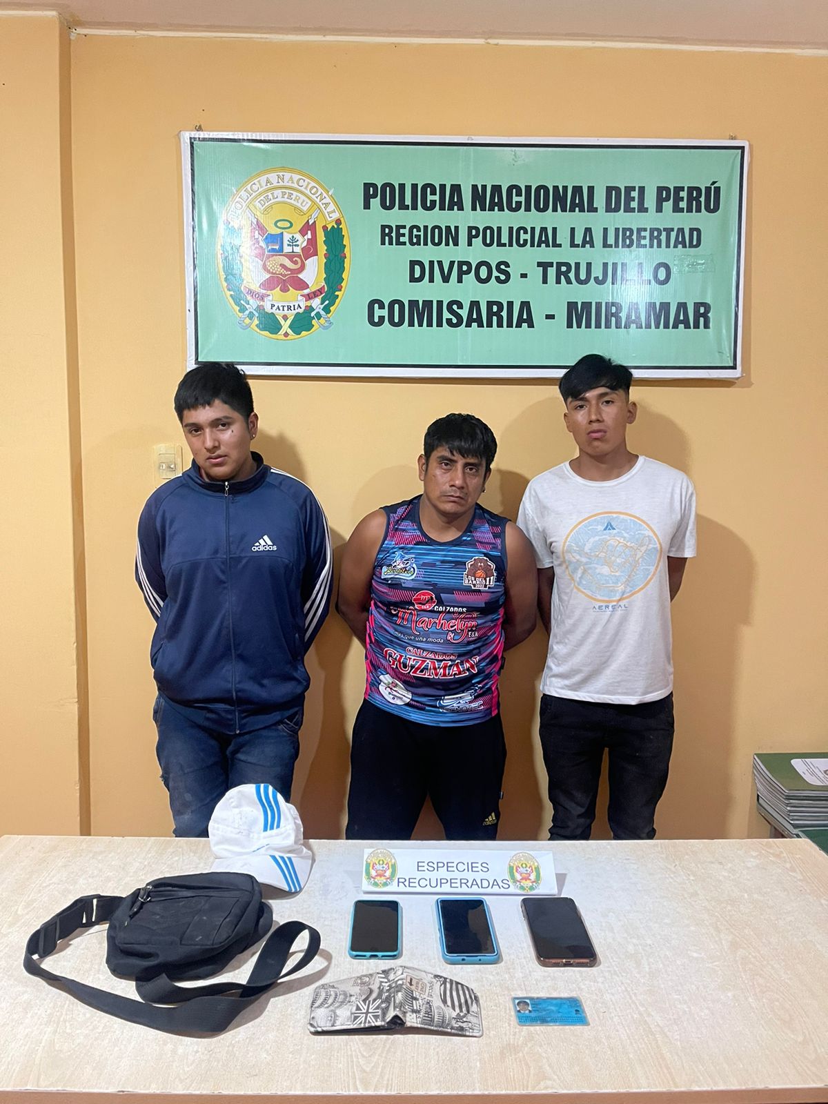 Policía desarticula banda criminal "los babys de Alto Moche"
