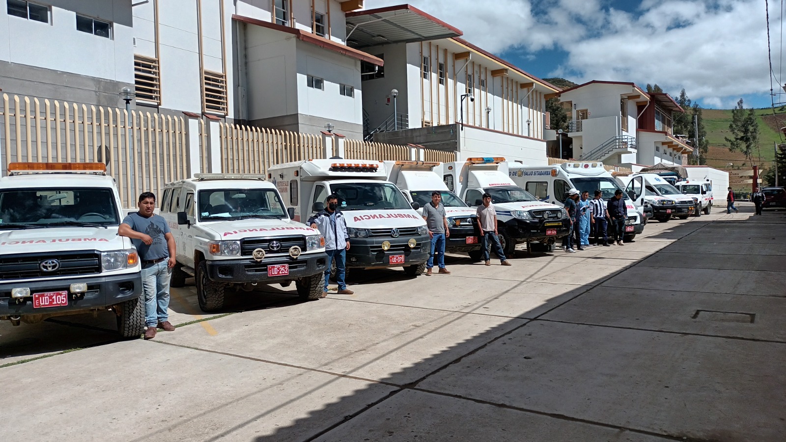 Instalan GPS a las ambulancias de la Red de Salud de Santiago de Chuco