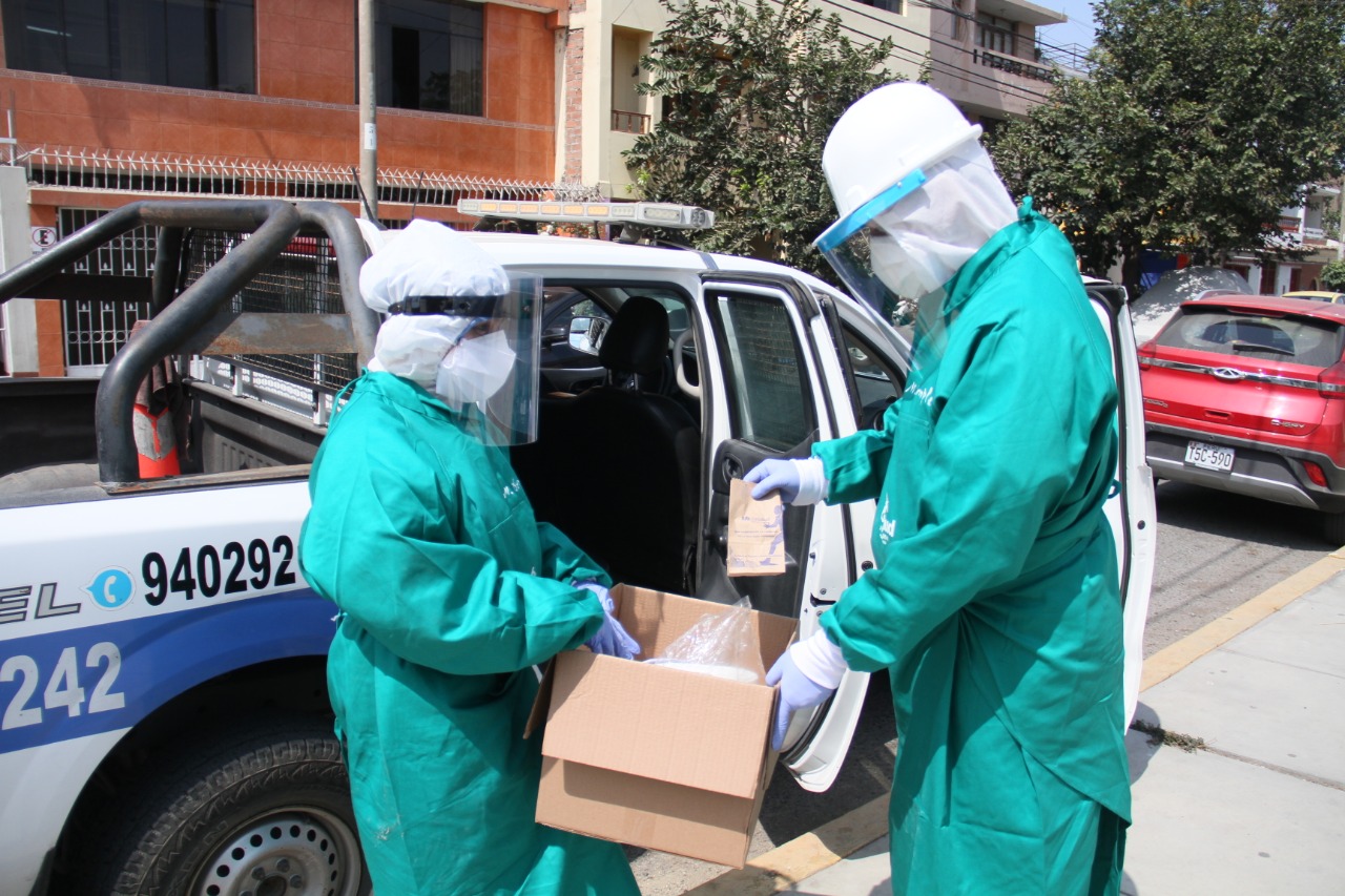 Trujillo: realizan visita médica a trabajadores municipales que contrajeron la covid-19