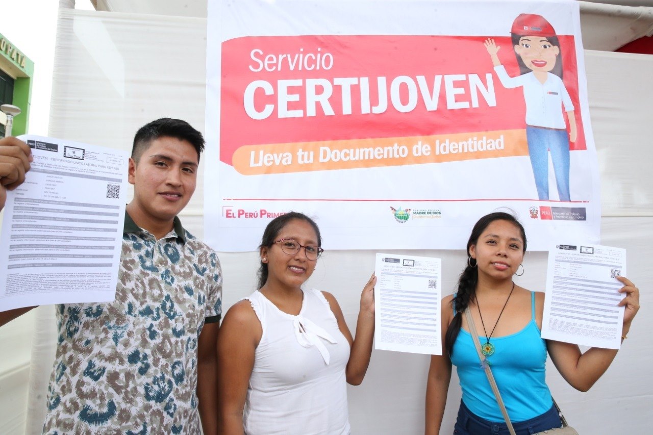 Más de 254 mil certificados emitió el Ministerio de Trabajo a jóvenes en el 2019