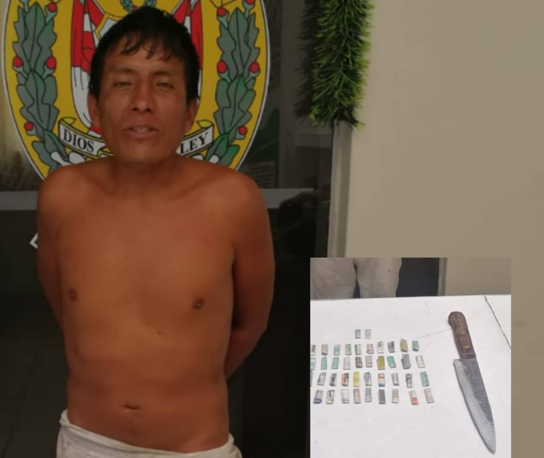 Asaltaba con cuchillo de carnicero en La Esperanza
