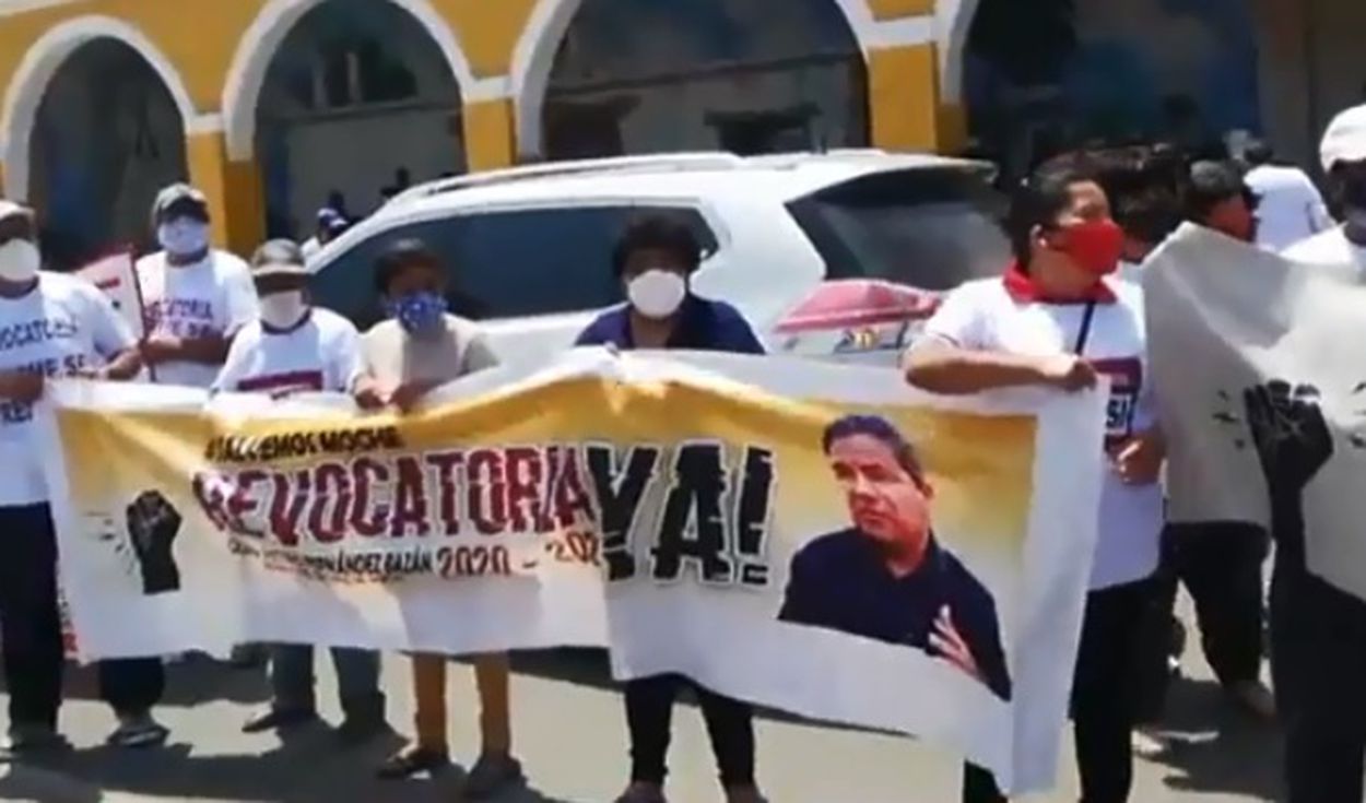 Moche: Pobladores recolectan firmas para pedir revocatoria de alcalde