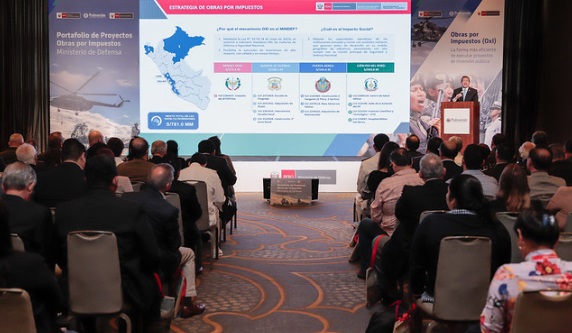 Ministerio de Defensa prevé ejecutar 12 proyectos por más de S/ 780 millones con Obras por Impuestos