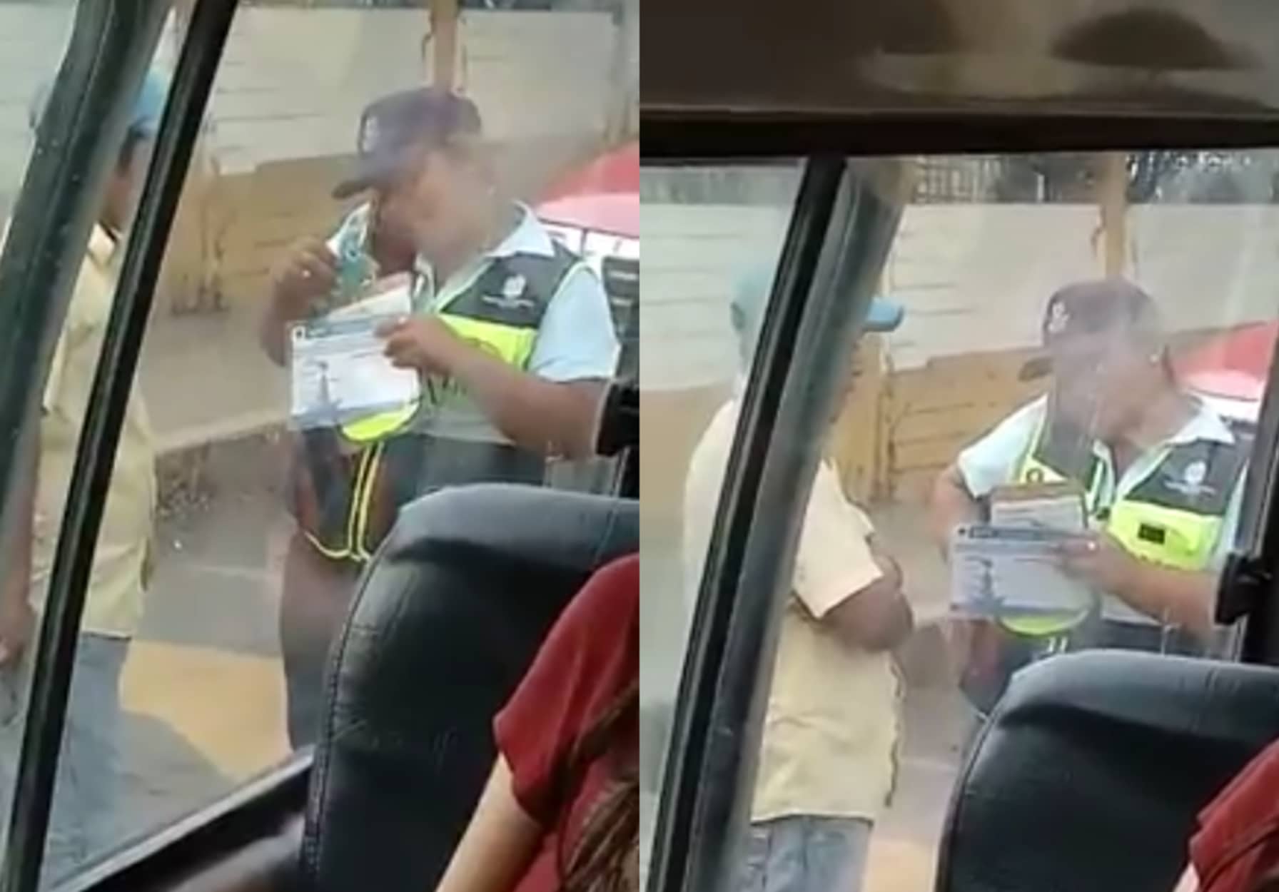 Trujillo: Captan a inspectora de transporte recibiendo coima 