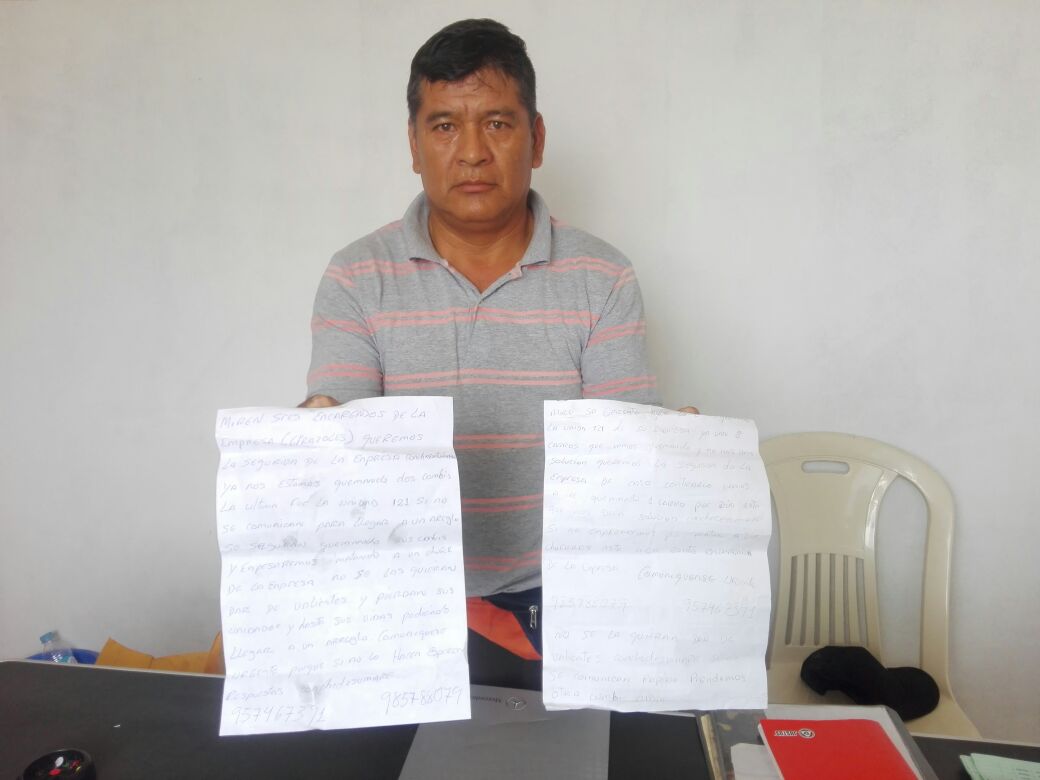 La Esperanza: Transportistas de Nuevos Girasoles acatan plantón 