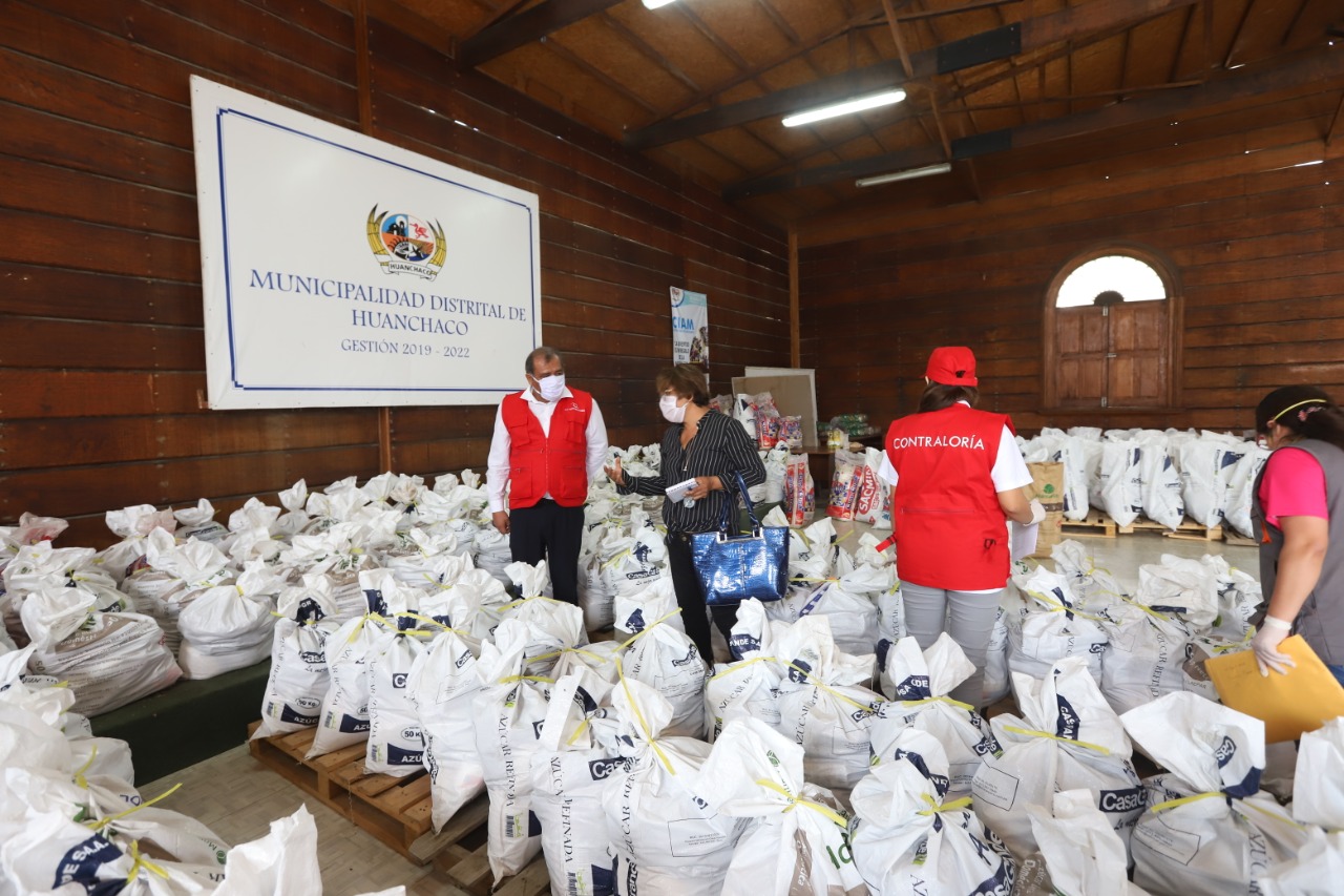 Contraloría supervisó entrega de canastas en siete municipios de La Libertad