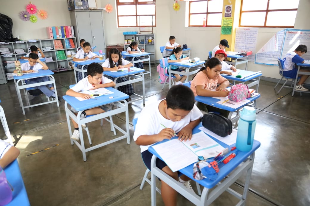 La Libertad: más de 77 mil escolares son evaluados en matemáticas y compresión lectora