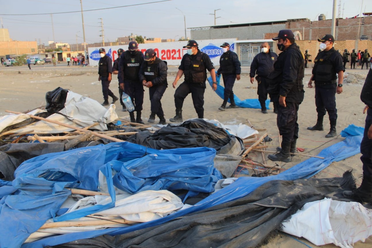 La Esperanza: alcalde pide apoyo a la PNP para desalojar a invasores