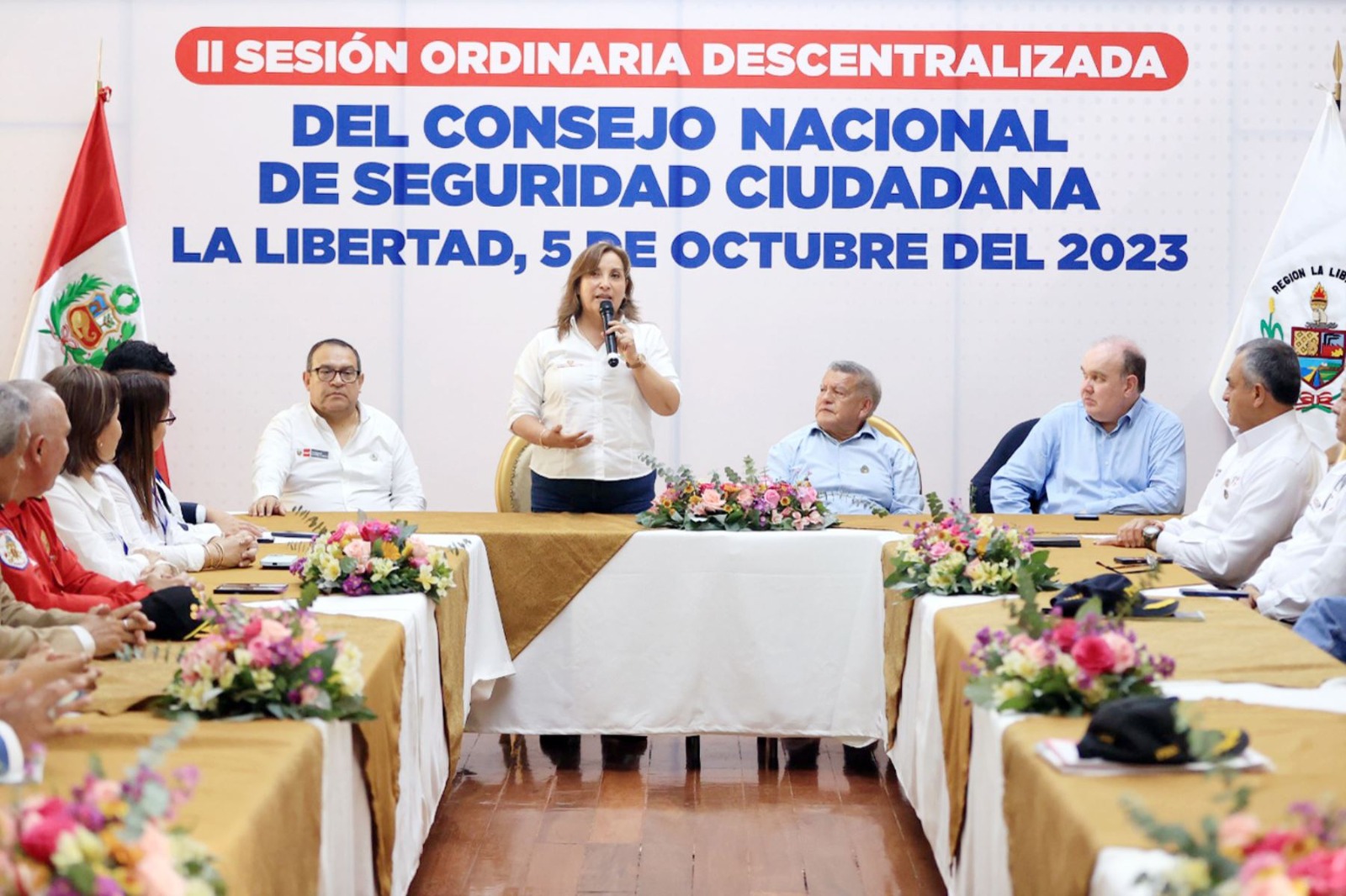 Presidenta Boluarte anuncia medidas para frenar la delincuencia en todo el país