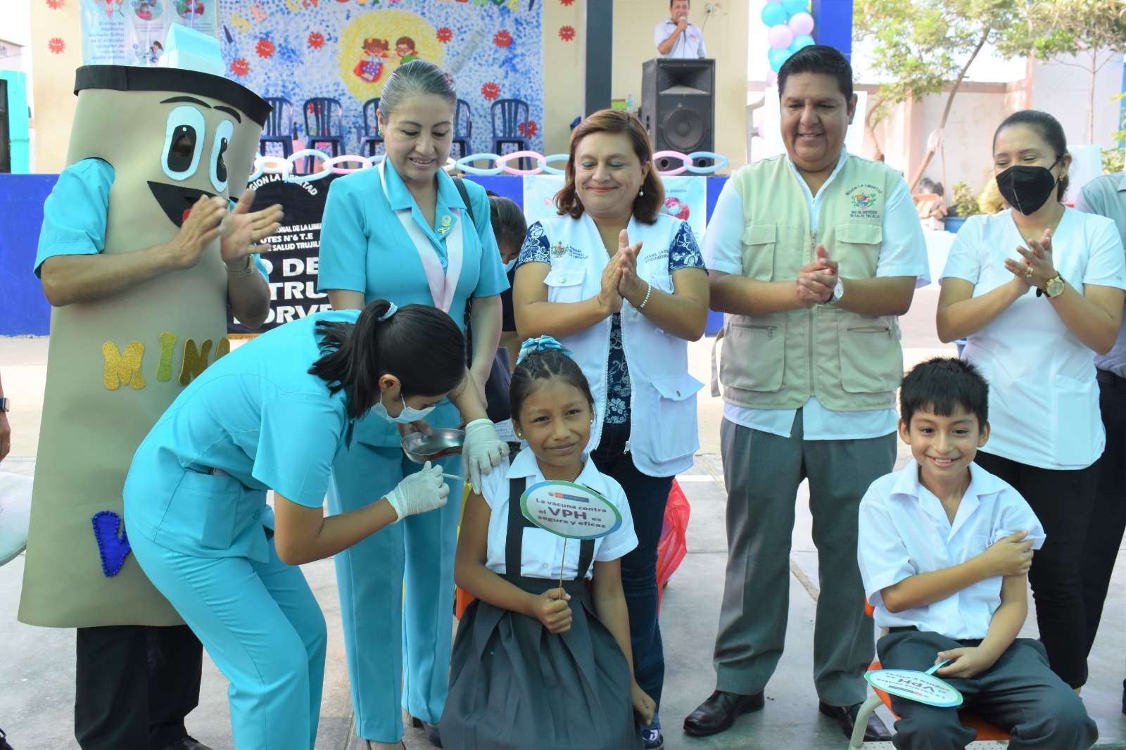 Inician campaña de vacunación contra el VPH en colegios