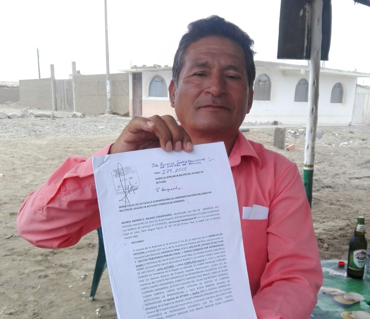 Salaverry: militante de APP denuncia a César Acuña