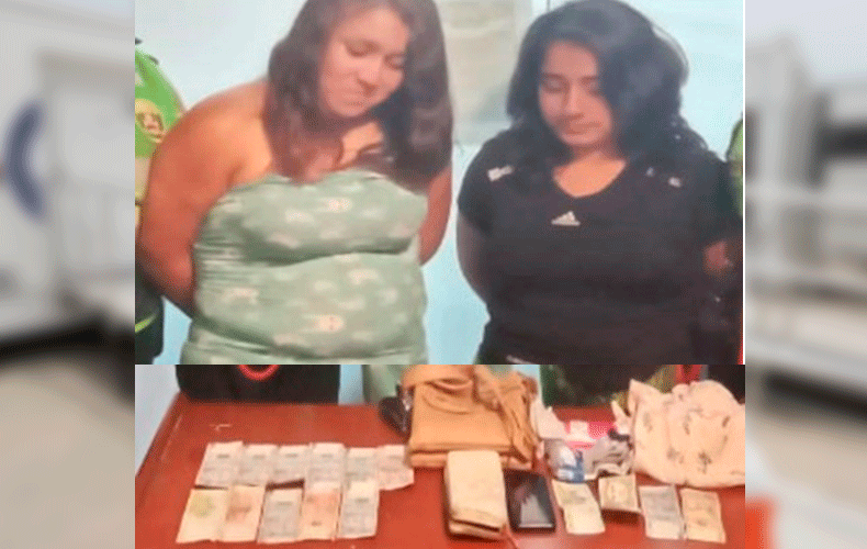 Trujillo: detienen a dos mujeres que estafaban a comerciantes con billetes falsos