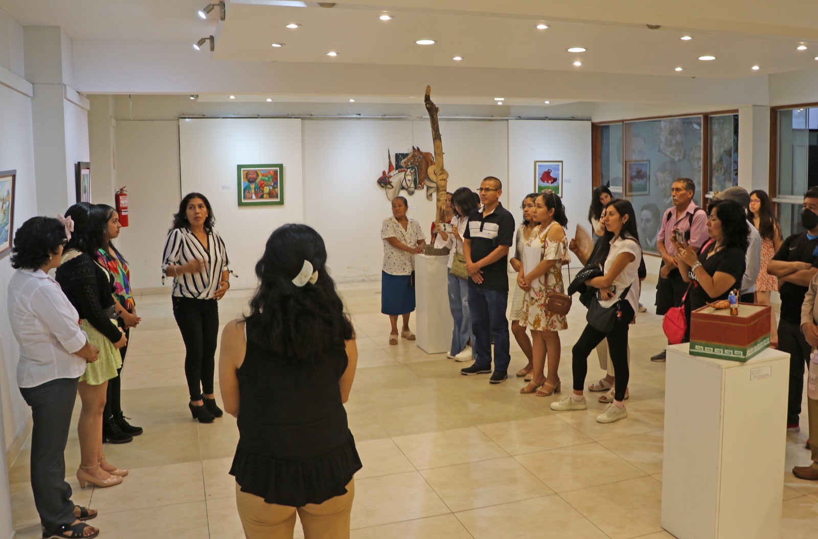 Presentan exposición artística “Patrimonio cultural inmaterial – Arte Mixto”