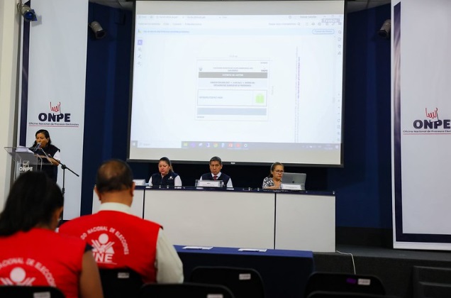 Onpe aprueba modelo de la cédula de sufragio para las Elecciones Municipales Complementarias 2024