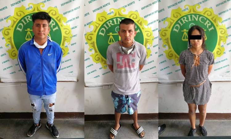 Capturan a integrantes de una banda de asaltantes en el distrito La Esperanza