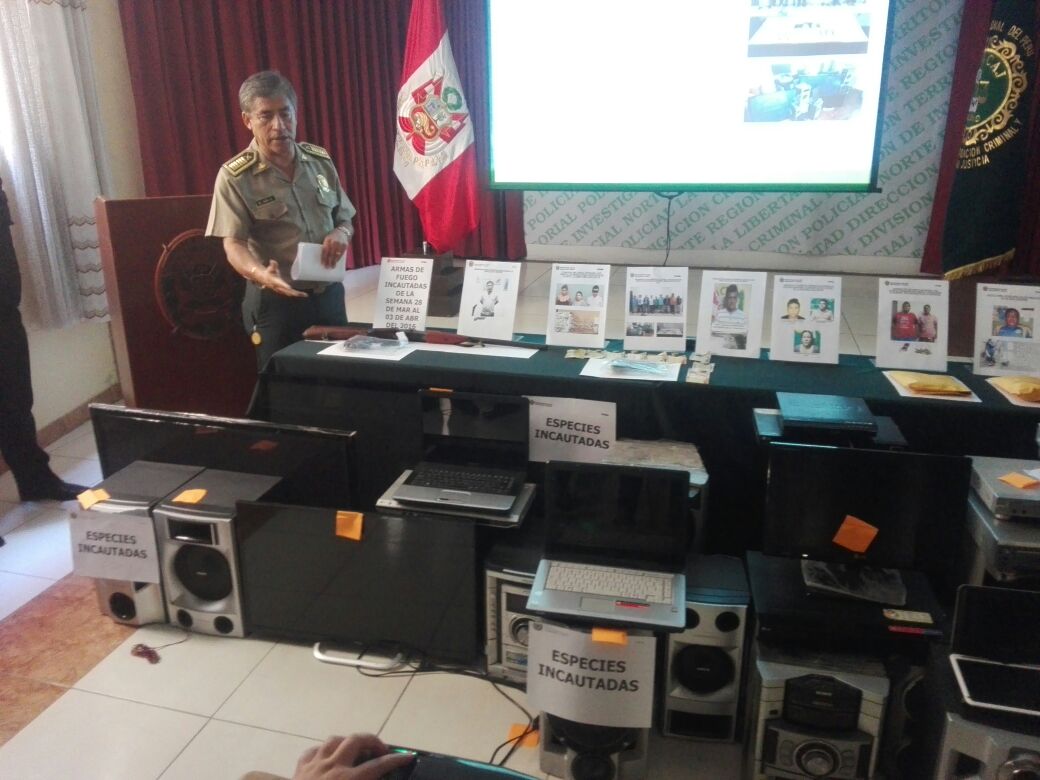 Trujillo: capturan a nueve integrantes de "Los Rucos del Porvenir"