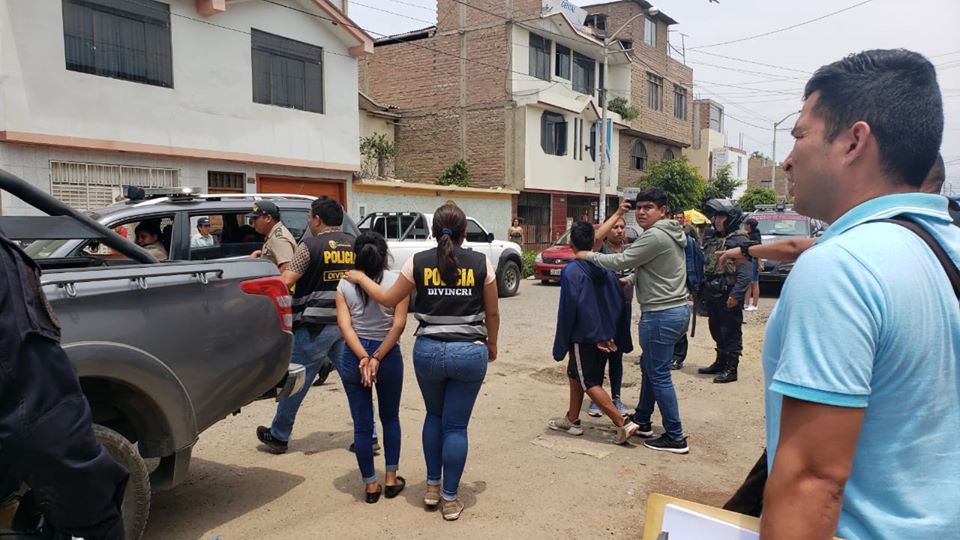Trujillo: en operativo intervienen base donde extorsionadores planeaban sus ataques 