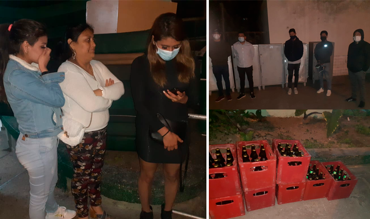 Intervienen a 12 personas asistiendo a fiesta en Monserrate