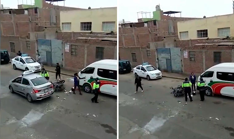  Trujillo: conductor agrede a inspectores de transporte cuando fue intervenido