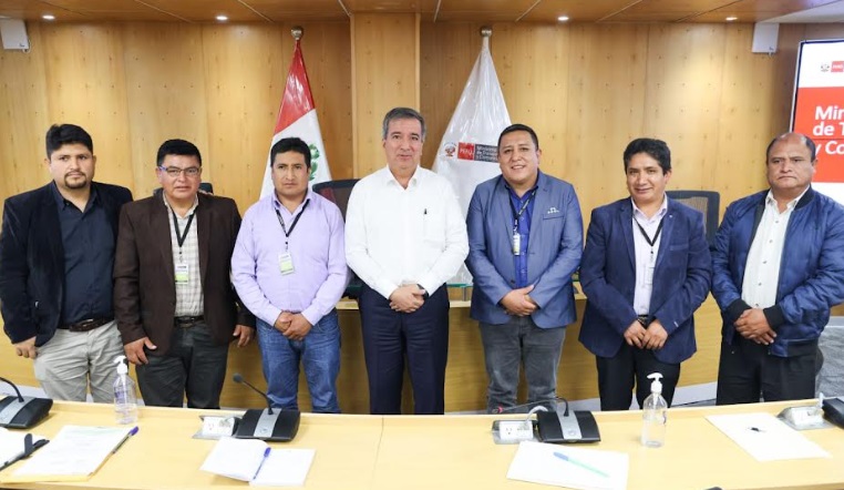 MTC recibe a alcaldes de Áncash, La Libertad, Huánuco para priorizar mantenimiento de carretera de la ruta PE-12A