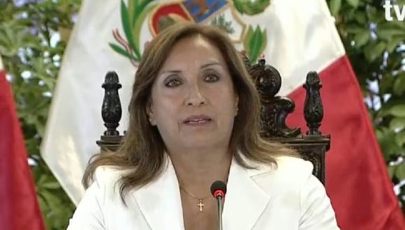 Presidenta Boluarte afirma que hay videos donde falsos manifestantes disparan contra sus propios compañeros 