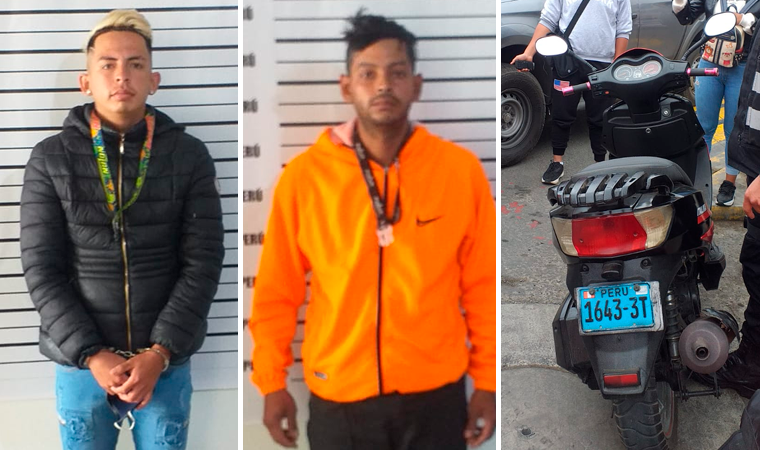 Trujillo: extranjeros detenidos por vender motocicletas robadas por Facebook