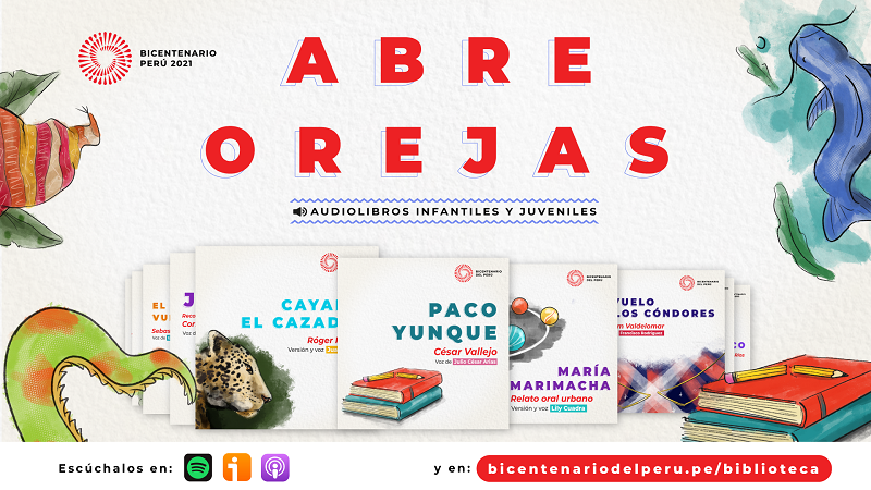  Proyecto Bicentenario presenta: “Abreorejas. Audiolibros infantiles y juveniles del Bicentenario” 