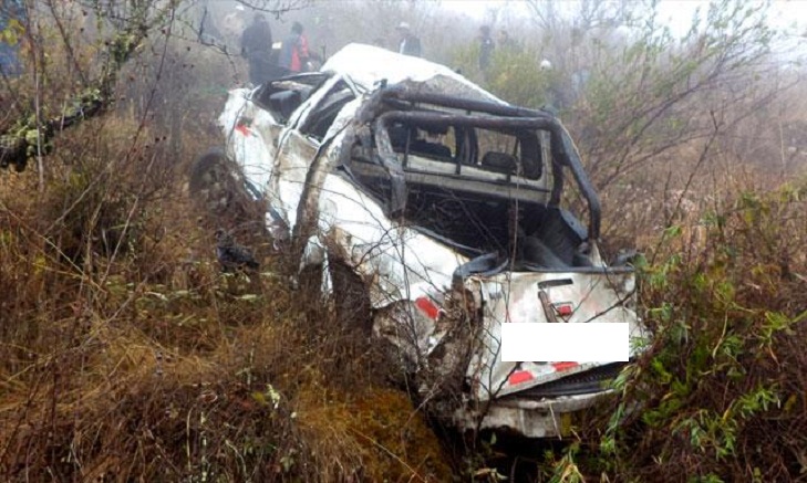 Regidora de Sayapullo murió tras caída de camioneta a un abismo