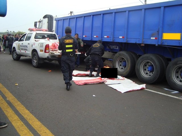 Identifican a tres víctimas de accidente de tránsito ocurrido cerca a Laredo