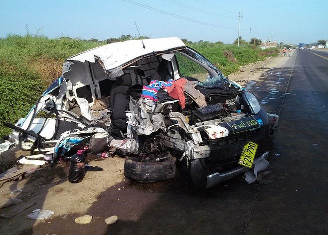 Joven muere en violento accidente en Chepén