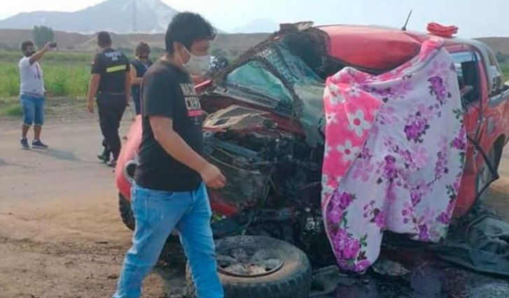 Ascope: familia se accidenta en cruce a Chicama y conductor fallece