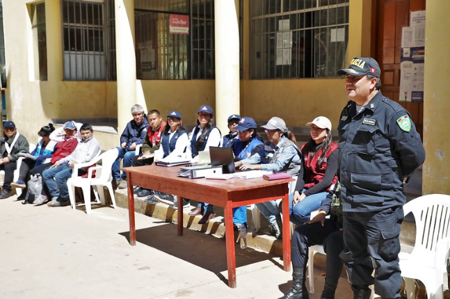 Onpe coordina acciones de seguridad para elecciones municipales