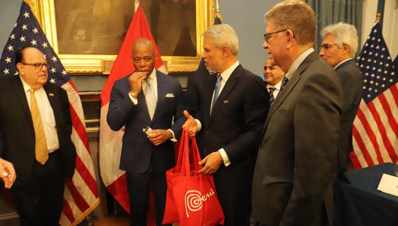 Empresariado plantea al alcalde de Nueva York incluir a alimentos peruanos en sus proyectos saludables
