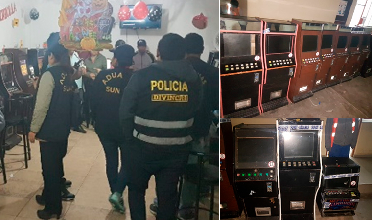 Casa Grande: policía interviene casino clandestino y decomisa máquinas valorizadas en 30 000 dólares