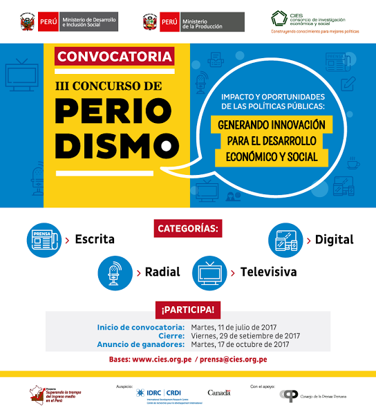 Convocan a comunicadores a participar en III Concurso sobre innovación para el desarrollo económico y social