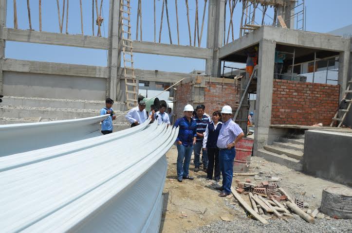 Víctor Larco: edificación del colegio Cáceres está en 85% de avance