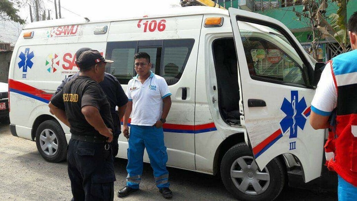 La Esperanza: delincuentes roban autopartes de ambulancia y la dejan inoperativa