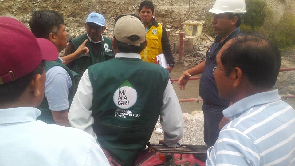 ANA supervisó distribución de agua entre Chavimochic y Chinecas 