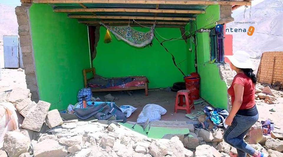 Anciana murió sepultada por la pared de su casa en Simbal