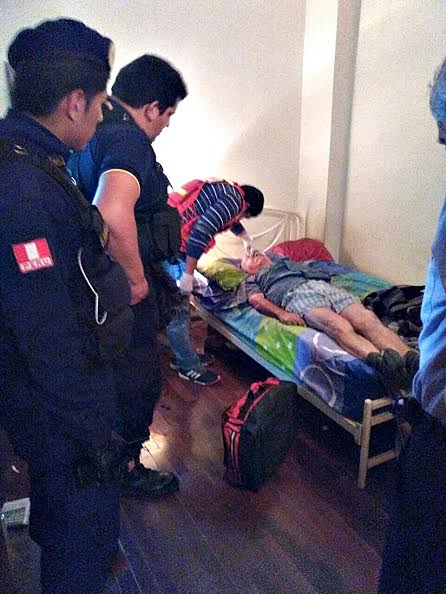 Serenos de Trujillo auxilian a anciano que sufrió shock diabético