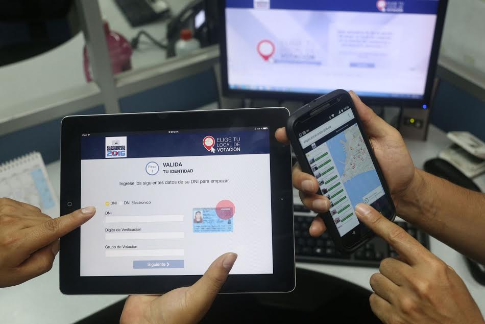 Premian el aplicativo ‘Elige tu local de votación’ de la ONPE