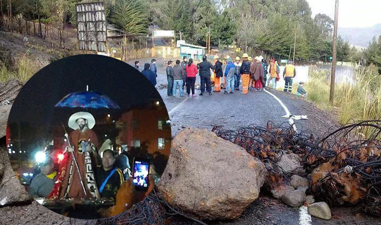 Devotos de apóstol Santiago llegaron a Trujillo a pie por protesta en Quiruvilca