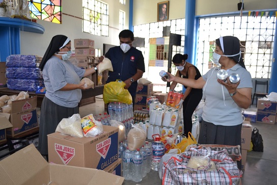  “La Iglesia en el Perú está dispuesta a brindar su estructura eclesial para ayudar a los más necesitados”