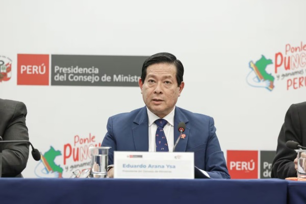  Gobierno no retrocederá en medidas contra la minería informal, afirma premier Arana