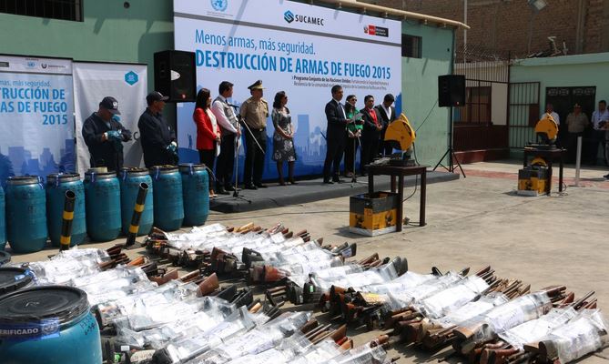 La Libertad es segunda región con más armas incautadas
