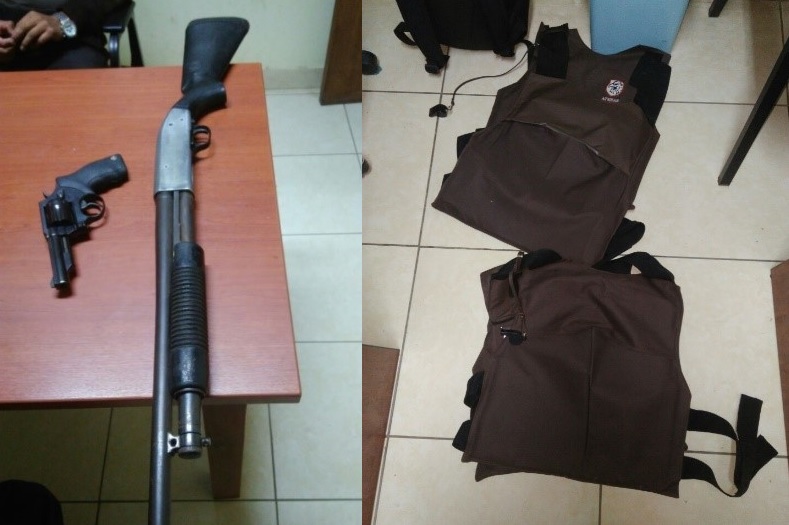 Huanchaco: Detienen a dos sujetos con armas de fuego