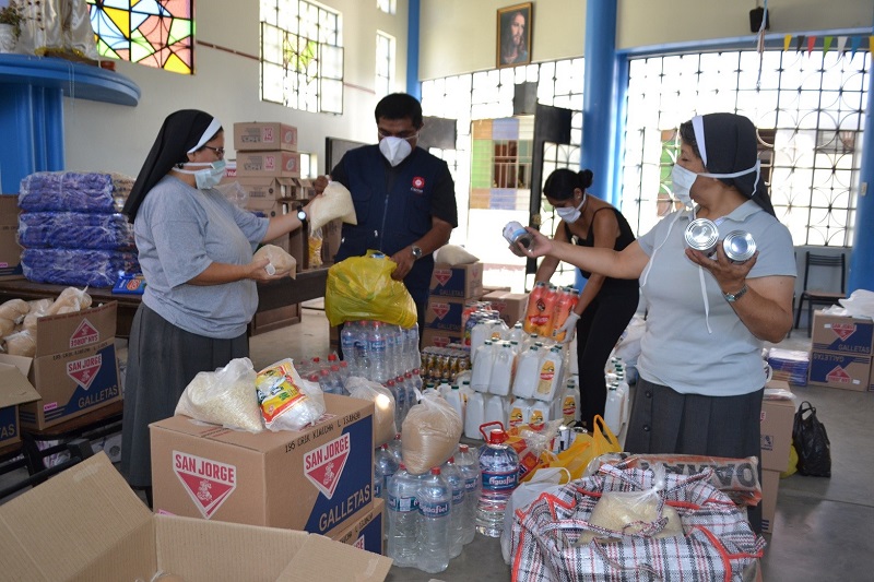 Arzobispo de Trujillo agradece apoyo de empresas en cruzada solidaria