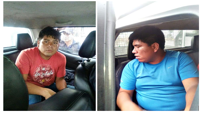 Arrestan a dos sujetos acusados de robar a pasajeros de un microbús