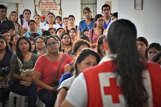 Trujillo: más de 3 mil charlas de apoyo psicosocial a familias vulnerables brindó la Cruz Roja 